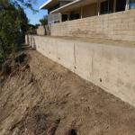 Soil nail wall design for top of slope reconstruction