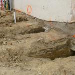 Excavations for Underpinning of Existing Building Footing